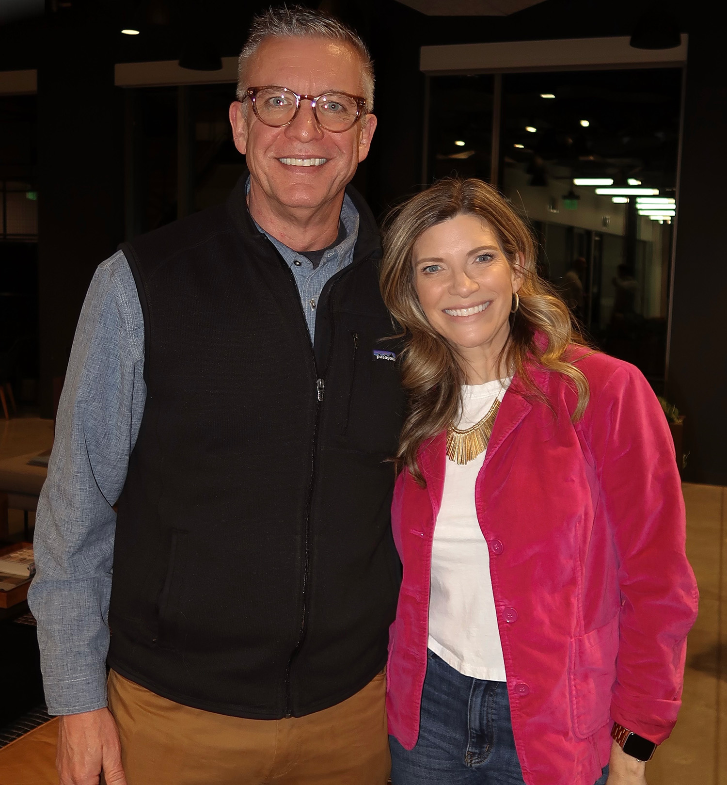 Ginger and Eric, the next mile network founders.